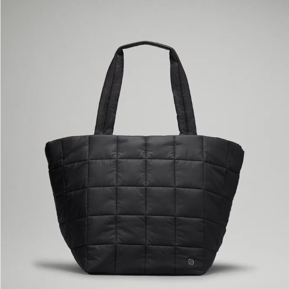 Lululemon Quilted Grid Tote 26L black